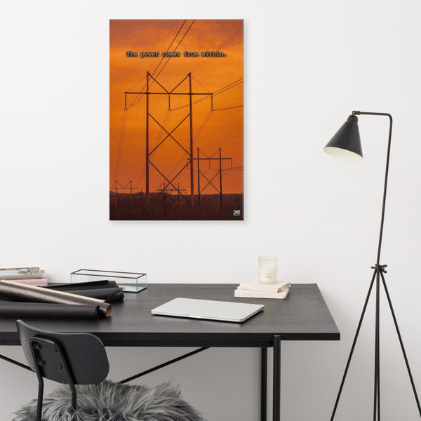 POWER FROM WITHIN | CANVAS PRINT